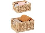 Set Di Cestini Portaoggetti In Giacinto D'acqua