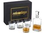 Set Da Whisky Da 5 Pezzi, Decanter E Bicchieri