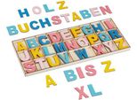 Lettere In Legno Xl Colorate, 104 Pezzi