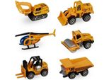 Veicoli Da Cantiere Per Bambini - Set Da 6