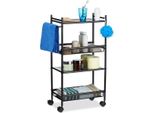Scaffale Mobile Stretto Con 4 Ripiani