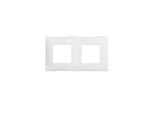 Cornice Doppia R4802M2Es Classia Legrand - Ghiaccio Satinato