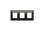 Telaio Triplo R4802M3BC Classia Legrand - Nero