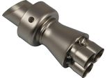 Akrapovic V-Tuv241 Silenziatore Argento Argento Taglia Unica