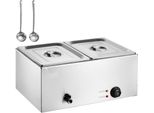 Scaldavivande Chafing Dish Contenitore Gastronorm 17L 2X1/2 - 1200W Cassetto Scaldavivande Per Catering Ad Alte Prestazioni - Per Ristoranti E Buffet