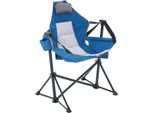 Sedia Da Campeggio Pieghevole Sedia Da Pesca Sedia Da Giardino Sedia A Sdraio Fino A 136 Kg In Blu - Ideale Per La Pesca E Il Campeggio