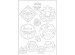 Stamperia Stampo Flessibile Per Colata Di Plastica Stampo Decorativo, Fiori Stamperia