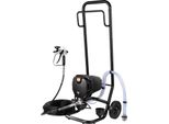 Spruzzatore Airless Arrotolabile, 750 W, 3000 Psi, Spruzzatore Elettrico Ad Alta Efficienza, Spruzzatori Di Vernice Macchina Per La Verniciatura A Spruzzo Sistema Di Verniciatura Airless Ad Alta Pressione Con Tubo Flessibile Di 15 M Di Lunghezza