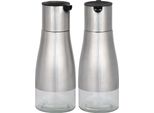 Kesper Dispenser Per Olio E Aceto, 2 Pezzi, Ø 6,5 Cm, 18,5 Cm, Acciaio Inox/Plastica Kesper 13906