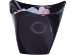 Bicchieri Da Dessert In Plastica Twist Con Bordo Nero 170Ml/25Pz Calice