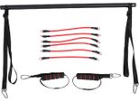 Kit Barra Pilates Con Bande Fitness In Lattice Per Gambe, Fianchi, Vita, Braccia, Esercizi Per Donne E Uomini