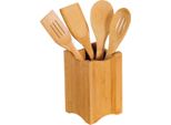 Kesper Set Di Utensili Da Cucina In Bambù, 11 X 18 X 11 Cm, 5 Pezzi, Kesper 81101