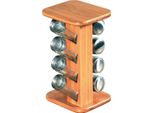 Kesper Portaspezie Con 8 Barattoli Vuoti, 13 X 25,5 X 15 Cm Kesper 58099