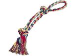 Nobby Rope Toy, Corda Da Gioco Doppia 55 Cm, 320 G, 2 Nodi Colorati