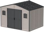 Duramax Woodbridge Plus Ii Casa Da Giardino 8 M² + Struttura Del Pavimento, Vinile, Antracite Duramax 20225