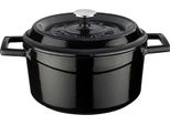 Lava Metal Pentola Ø 20 Cm, 2,6 L, Ghisa, Nero Lava Metal LVYTC20K2B