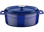 Lava Metal Pentola 7 L, Ghisa, Blu Lava Metal LVOTC31K2BLU