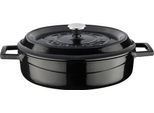 Lava Casseruola In Metallo Ø 24 Cm, 2,4 L, Ghisa, Nero Lava Metal LVYST24K2B