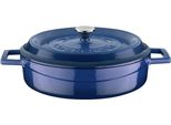 Lava Casseruola In Metallo Ø 24 Cm, 2,4 L, Ghisa, Blu Lava Metal LVYST24K2BLU