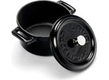 Lava Metal Pentola Ø 10 Cm, 0,35 L, Ghisa, Nero Lava Metal LVYTC10K2B