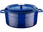 Lava Metal Pentola Ø 28 Cm, 6,7 L, Ghisa, Blu Lava Metal LVYTC28K2BLU