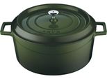 Lava Metal Pentola Ø 10 Cm, 0,35 L, Ghisa, Verde Lava Metal LVYTC10K2G