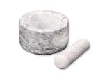 Mortaio E Pestello Kesper, Ø 13 Cm, Marmo Bianco Lucido Kesper 71505