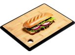 Kesper Tagliere Con Bordo Nero, 35 X 26 X 1,5 Cm, Bambù Kesper 58280