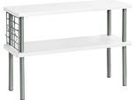 Kesper Scaffale Da Cucina A Due Piani, Bianco Kesper 27836
