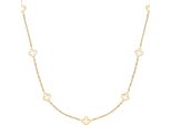 Kette Ohne AnhäNger Ciao By Leonardo "Halskette Janna Ciao", Gold (Gelbgoldfarben), Halsketten, Damen, Edelstahl, L: 47 B: 6Mm, B:6Mm