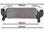 Van Wezel 18004313 - Intercooler Oe 1079310 Per Fiesta V, Focus (Daw, Dbw), Focus (Dfw), Focus (Dnw)