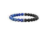 Armband CAÏ "Lapis & Onyx 21Cm", Blau, ArmbäNder, Herren, 21Cm, Edelstahl, GläNzend, Matt, Armband