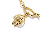 Charm-EinhäNger Thomas Sabo "Charm Lovebird Vergoldet - Connect", Gold (Gelbgoldfarben, Kristallweiß, Kristallweiß), Charms, Damen, Silber 925 (Recycelt), Mit Zirkonia (Synth.)