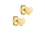 Paar Ohrstecker Liebeskind Berlin "Herz", Gold (Gelbgoldfarben), Ohrringe, Damen, Edelstahl
