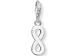 Charm-EinhäNger Thomas Sabo "Infinity", Silber (Silberfarben), Charms, Damen, Silber 925 (Recycelt)