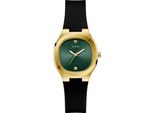 Quarzuhr GUESS EVE, schwarz, Armbanduhren, Damen, Armbanduhr, Damenuhr