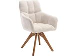 Drehstuhl Home Affaire, Beige (Beige, Natur, Beige), B:61Cm H:90Cm T:66Cm, StüHle, Drehstuhl