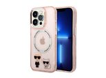 Karl Lagerfeld Klhmp14Xhkcp Custodia Rigida Per Iphone 14Pro Max 6.7 RóżOwy/Pink Karl & Choupette Alluminio Magsafe