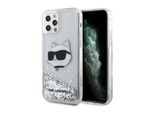 Karl Lagerfeld Klhcp12Mlnchcs Custodia Rigida Iphone 12/12 Pro 6,1 Srebrny/Argento Glitter Choupette Head