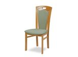 Esszimmerstuhl Home Affaire "Ferdi Made In Italy, Massivholz", Buche, Water, Buche Natur, Water GrüN, B:48Cm H:100Cm T:57Cm, Massivholz, StüHle, Esszimmerstuhl, Bezug Feinstruktur (Wasser- Und Fleckabweisend) Oder Struktur