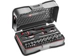 Facom Steckschluessel-Set 1/4Z R.161B, 37-Tl