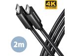 Axagon Axagon BUCM32-CM20AB Cavo Usb Usb 3.2 Gen 2X2 2 M Usb C Nero