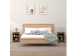 Vidaxl Comodini 2 Pz. Marrone Miele 40X35X55 Cm In Legno Di Pino Massiccio