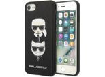 Karl Lagerfeld Klhci8Sakickcbk Iphone7/8 / Se 2020 / Se 2022 Czarny/Black Hardcase Saffiano Karl&Choupette Head