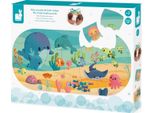 Giocattolo Da Bagno Janod - Puzzle Da Bagno Dell'oceano - 28 Pezzi Galleggianti Per Bambini