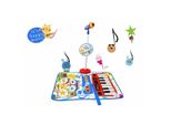 Tappeto Reig Musicales E Pianoforte Con Micro Happy Music Sport Batterie Mehrfarbig Mehrfarbig Taglia Unica