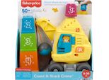 Mattel HWY66 - Fisher-Price - Giocattolo Didattico Con Luci E Suoni, La Mia Gru Conta E Impila