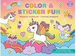 Adesivi Colorati Delta Con Divertenti Unicorni Magici