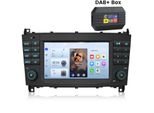 2+32G Carplay Per Mercedes Benz Classe C W203 Android13 Gps Car Radio Dab+ Rds Swc Bt Wifi 2Din