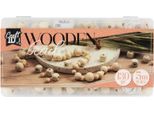 Set Di Perline In Legno Creative Craft Group Con Cordino, 130 Grammi